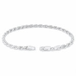.925 Silver Rope Bracelet 3mm 71462