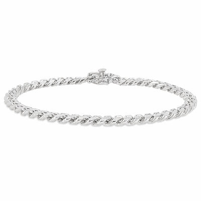 .925 Silver Miami Cuban Bracelet 6.7mm 71457
