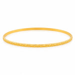 21K Gold Infinity Wave Bangle 71472