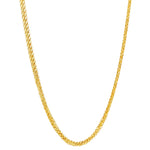 21K Gold Square Wheat Chain 1.5mm 71477