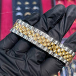 Rolex DateJust 36mm | Two Tone Yellow Gold | Champagne Diamond Computer Dial | 116233