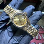 Rolex DateJust 26mm | 18K Yellow Gold | Champagne Dial | REF: 69178