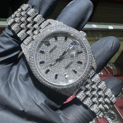 Rolex DateJust 41mm | Oystersteel | Iced Out