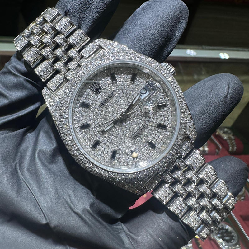 Rolex DateJust 41mm | Oystersteel | Iced Out