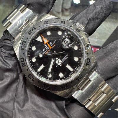 2019 Rolex Explorer II 42mm | Stainless Steel | Black Dial | REF: 216570
