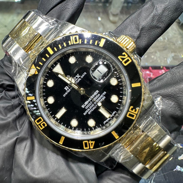 2019 Rolex Submariner 40mm TT Black Dial REF 116613LN | TraxNYC