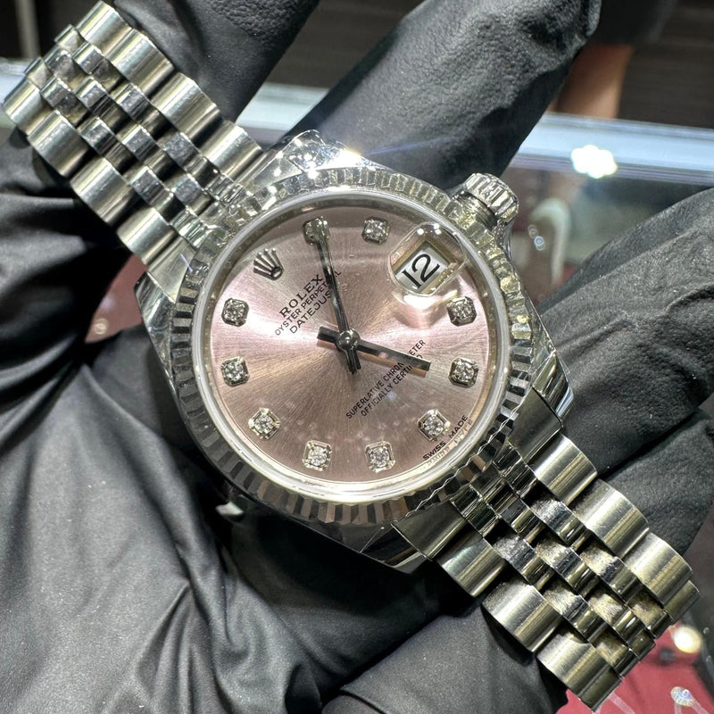 Rolex Datejust 31mm | Stainless Steel | Pink Diamond Dial | REF: 178274