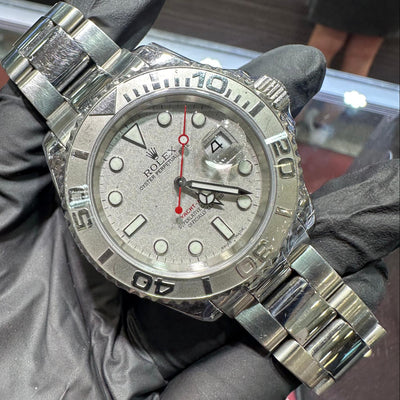 Rolex Yacht-Master 40mm | Stainless Steel | Platinum Dial | REF: 16622