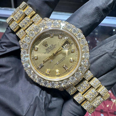 1993 Rolex Day-Date 36mm | 18K Yellow Gold | Champagne Diamond Dial | REF: 18238