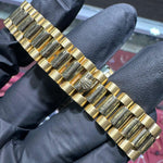 Rolex Datejust 31mm | 18K Yellow Gold | Champagne Diamond Dial | REF: 68278