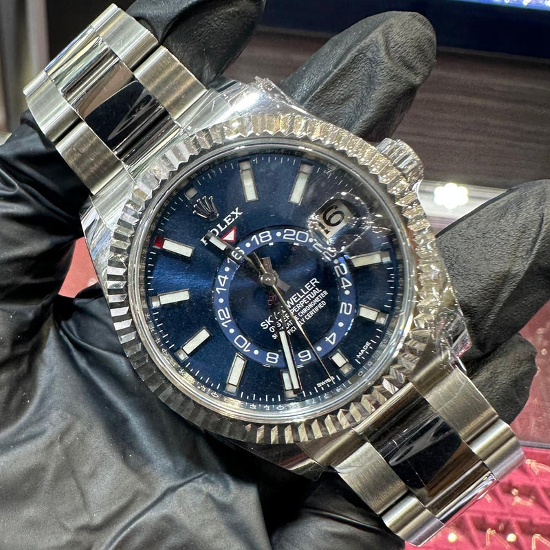 2020 Rolex Sky-Dweller 42mm | Stainless Steel | Blue Dial | REF: 326934