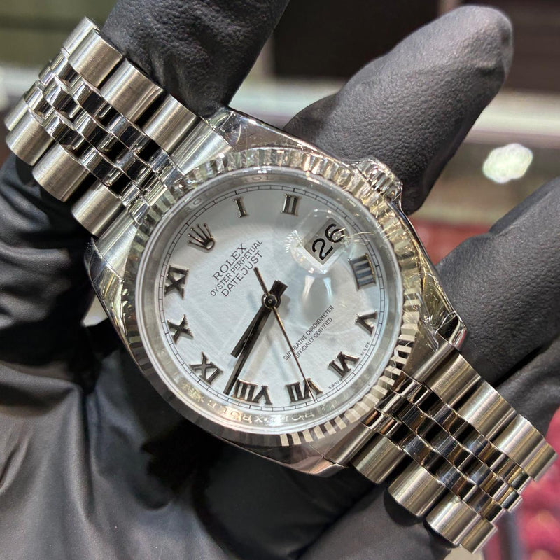 2015 Rolex Datejust 36mm | Stainless Steel | White Roman Dial | REF: 116234