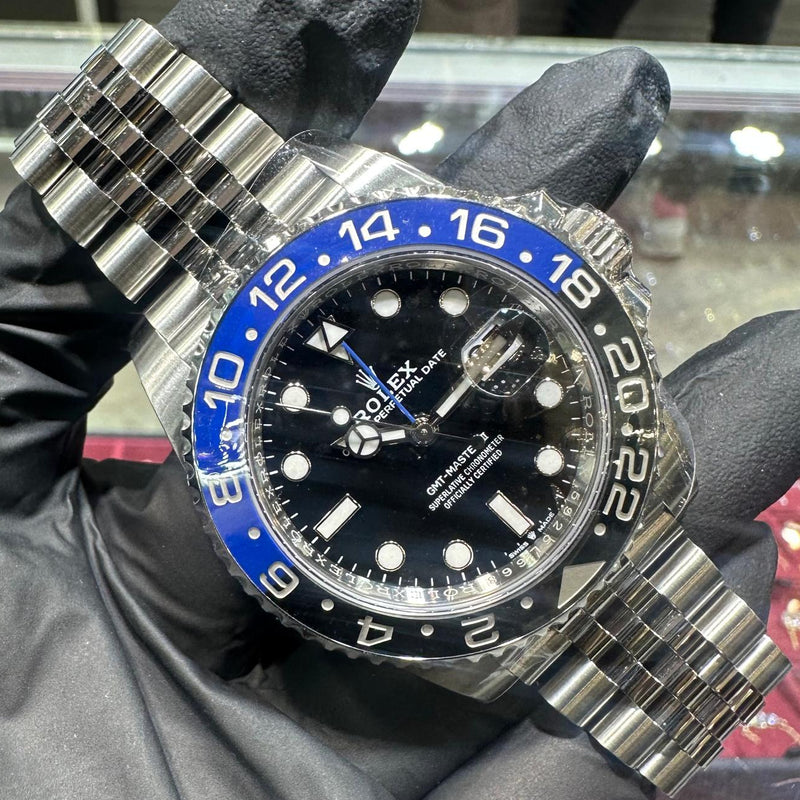 Rolex GMT-Master II "Batgirl" 40mm | Stainless Steel | Black Dial
