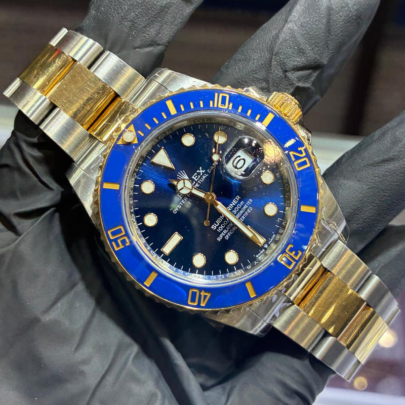 2025 Rolex Submariner 41mm | Two Tone Yellow Gold | "Bluesy"