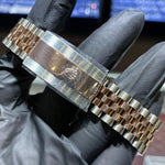 2025 Rolex Datejust 41mm | Two-Tone Stainless Steel and 18K Everose Gold | Chocolate Stick Dial