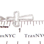 White Gold Diamond Cross Crucifix 27111 - Image 5