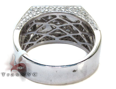 14K White Gold Pave Prong Diamond Ring, photo 6 of 7