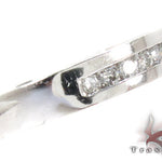 White Gold Round Cut Channel Diamond Ring 24969 - Image 4