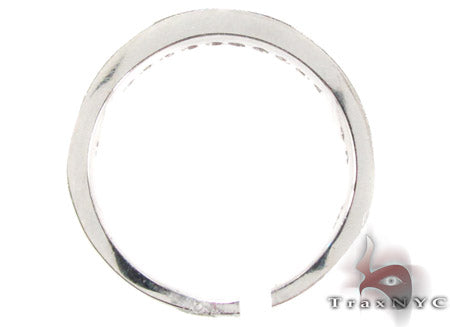 White Gold Round Cut Channel Diamond Ring 24969 - Image 5