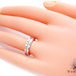 White Gold Round Cut Channel Diamond Ring 24969 - Image 7