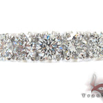 White Gold Round Cut Prong Diamond Anniversary Ring 23462 - Image 2