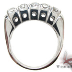 White Gold Round Cut Prong Diamond Anniversary Ring 23462 - Image 6