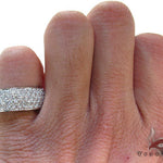 White Gold Round Cut Prong Diamond Ring 22982 - Image 6