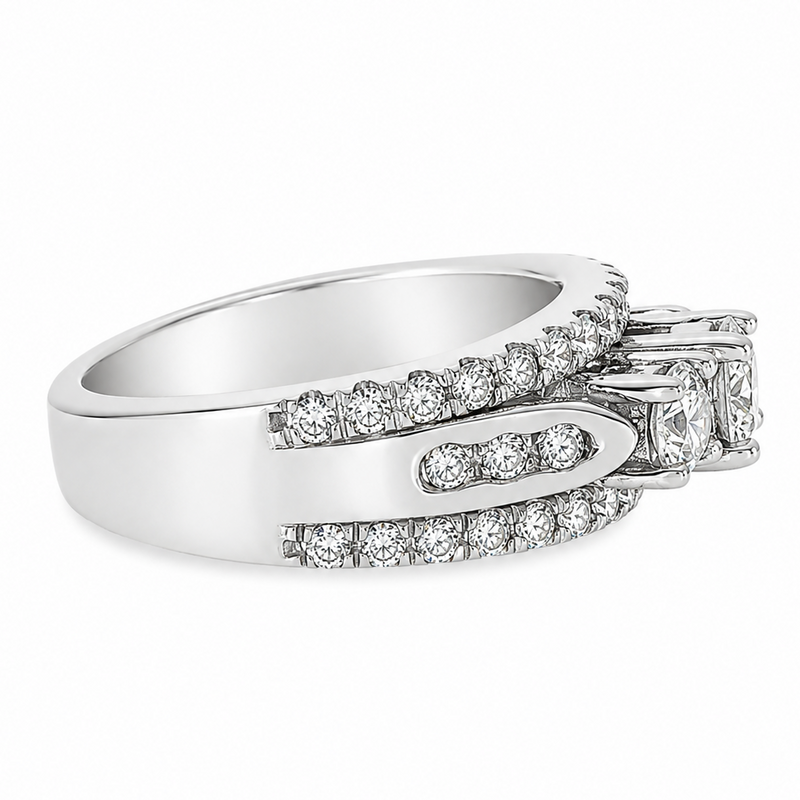 White Gold Wedding Ring 5613