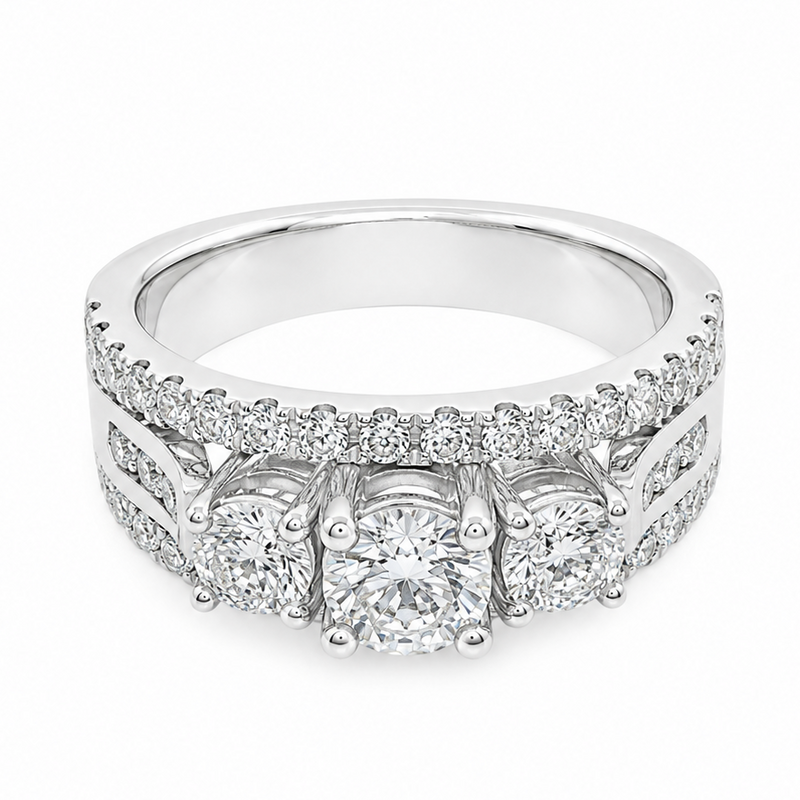 White Gold Wedding Ring 5613