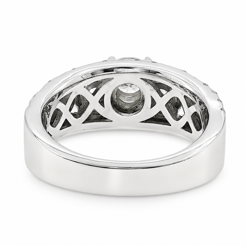 White Gold Wedding Ring 5613
