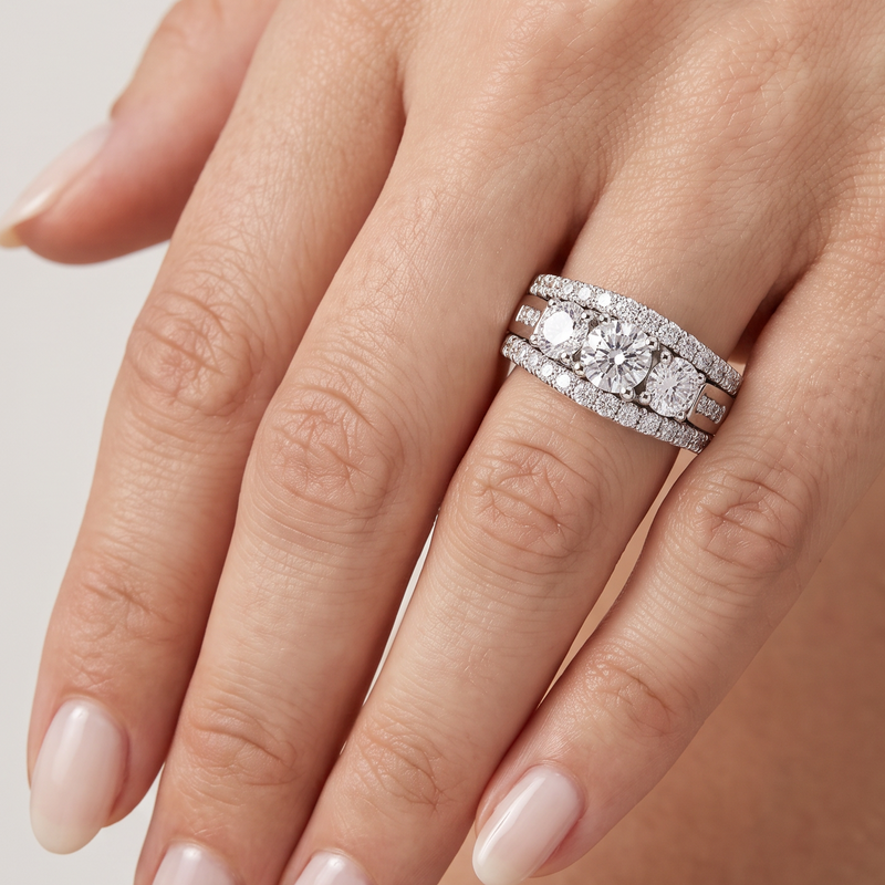 White Gold Wedding Ring 5613