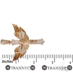 Wings of Faith Diamond Jesus Cross Pendant 69718 - Image 6