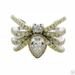 Wrap Around Spider Diamond Ring .925 Silver 70776 - Image 1