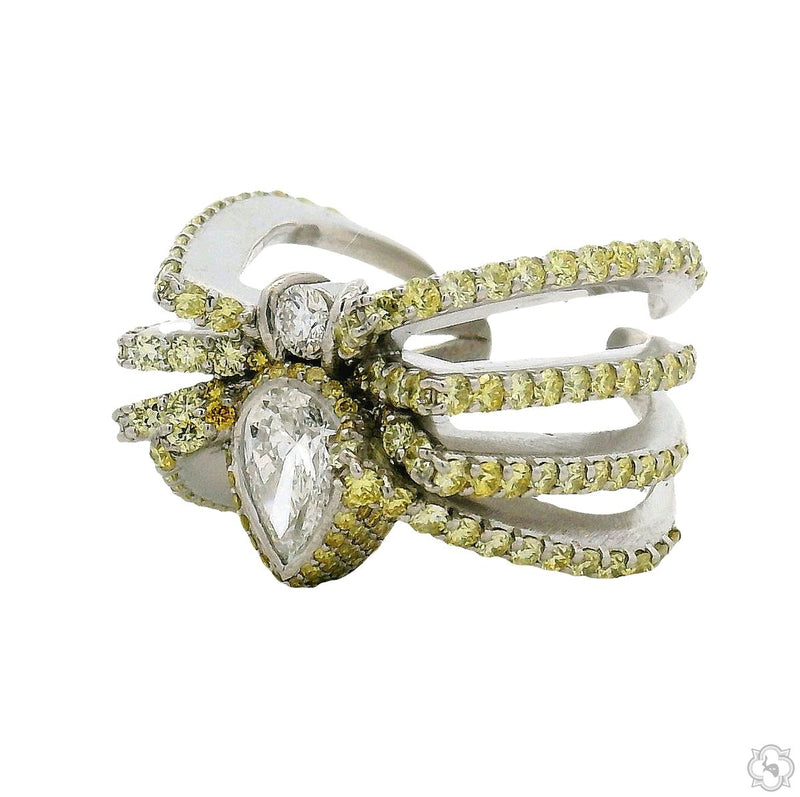 Wrap Around Spider Lab-Grown Diamond Ring .925 Silver, photo 3 of 6