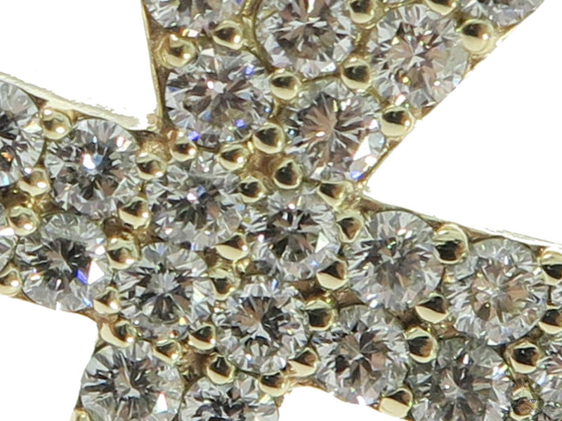 XL Ankh Pave Diamond Cross Crucifix Pendant 45569 - Image 3