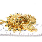 Black Diamond XL Jesus Head Pendant 28844 - Image 8