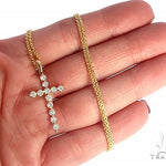 YG Enzo Diamond Cross Necklace 65314 - Image 5