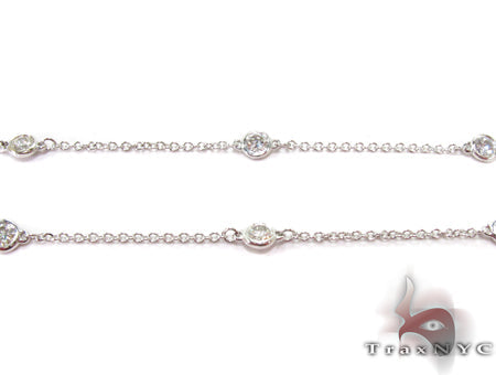 Yard Bezel Diamond Necklace 27679 - Image 3