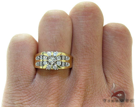 Yellow Gold Channel Diamond Ring 22575 - Image 7