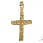 14K Gold Diamond Cross Pendant 66176 - Image 3