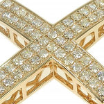 14K Gold Diamond Cross Pendant 66176 - Image 4