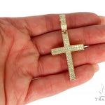 14K Gold Diamond Cross Pendant 66176 - Image 5