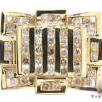 Yellow Gold Round Cut Channel Diamond Crown Ring 24572 - Image 1