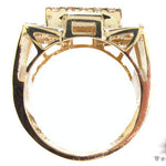 Yellow Gold Round Cut Channel Diamond Crown Ring 24572 - Image 6