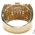 Yellow Gold Round Cut Channel Diamond Crown Ring 24572 - Image 7