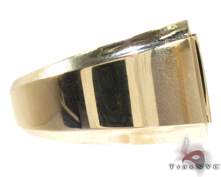 Yellow Gold Mens Jewelry Ring 25182 - Image 4