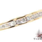 Yellow Gold Round Cut Channel Diamond Ring 24964 - Image 1