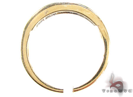 Yellow Gold Round Cut Channel Diamond Ring 24964 - Image 5