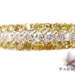 Yellow Gold Round Cut Prong Diamond Ring Set 24825 - Image 10