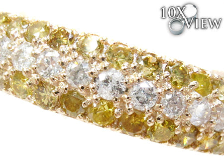 Yellow Gold Round Cut Prong Diamond Ring Set 24825 - Image 11